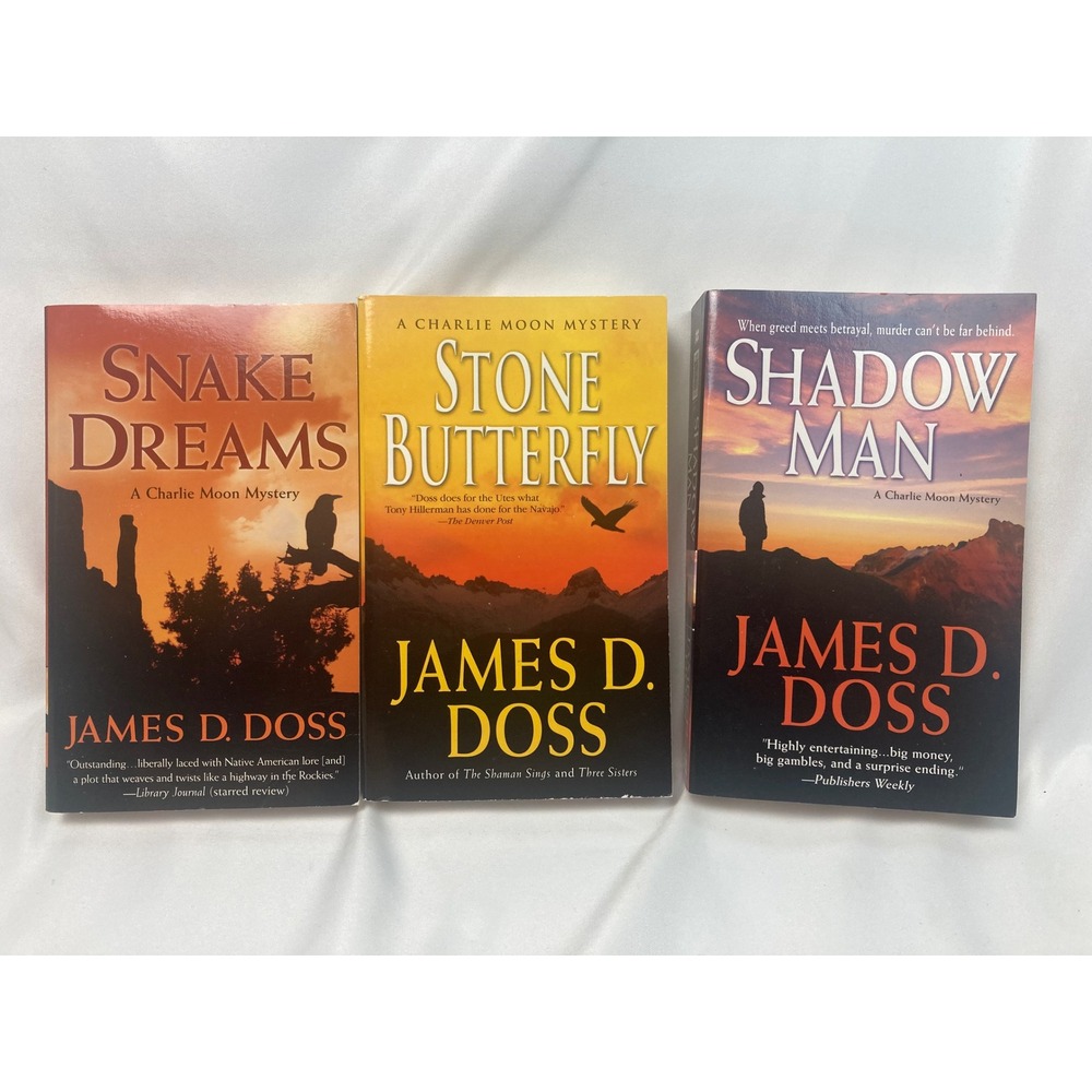 James D. Doss Charlie Moon Mystery Lot | 3 Paperback Books | Western Mystery